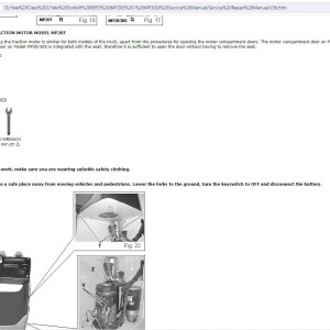 Yale B853 (MP20S - MP30S) Service Manual