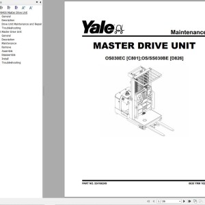 Yale C801 (OS030EC) Service Manual