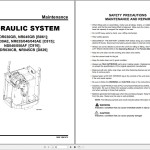Yale C815 (NR035-045AE; NDR030AE) Service Manual