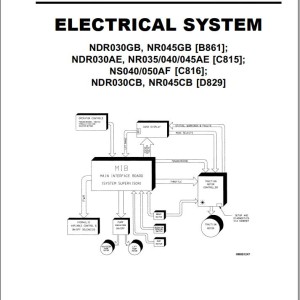 Yale C815 (NR035-045AE; NDR030AE) Service Manual