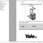 Yale C855 (MS16S) Service Manual