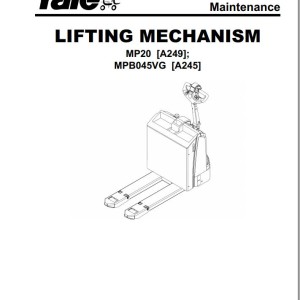 Yale A249 (MP20) Service Manual