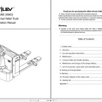 Yale A5K0 (UT20KWE) Operators Manual 76507616