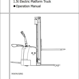 Yale A5K3 (UT15RS) Operators Manual 76507615