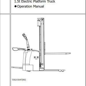 Yale A7R3 (MS15XUX) Operation and Service Manual