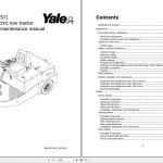 Yale A7S7 (MT60UX) Operation and Service Manual