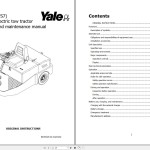 Yale A7S7 (MT60UX) Operation and Service Manual