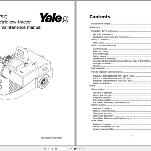 Yale A7S7 (MTA120UX) Operation and Service Manual