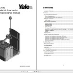 Yale A7S8 (MT30XUX) Operation and Service Manual