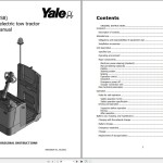Yale A7S8 (MT30XUX) Operation and Service Manual