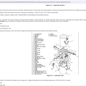 Yale A899 (MPC060-080LD) Service Manual