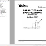 Yale B292 (MPE060VG, MPE080VG) Service Manual