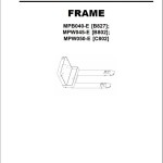 Yale B802 (MPW045E) Service Manual