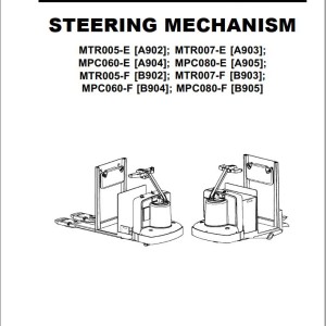 Yale B903 (MTR007-F) Service Manual