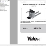 Yale B979 (MP20XV) Service Manual