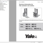 Yale C852 (MS14 AC - MS16 AC - MS14 IL - MS16 IL) Service Manual