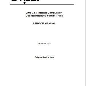 Yale A273 (UT20-32C) Service Manual