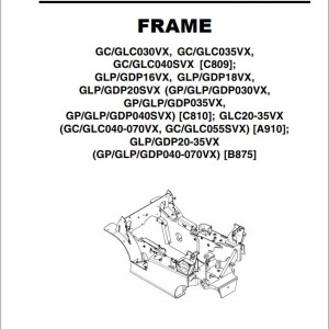 Yale A910 (GC_GLC040-GLC070VX) Service Manual