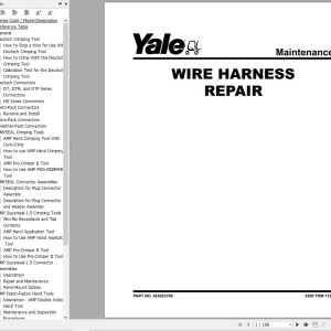 Yale B910 (GC_GLC040-070VX GC_GLC55SVX) Service Manual