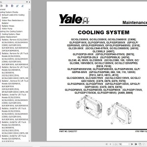 Yale C809 (GC_GLC 030-040 VX_SVX) Service Manual