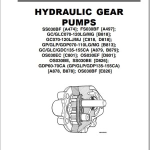 Yale D818 Service Manual