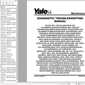 Yale D879 (GC_GLC_GDC135VX, GC_GLC_GDC155VX) Service Manual