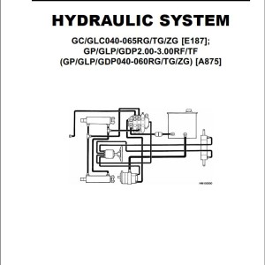 Yale E187 (GC_GLC040-050RG) Service Manual