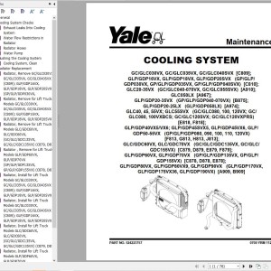 Yale E818 (GC_GLC080-100-120VX to GC_GLC120V) Service Manual