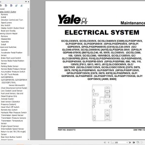 Yale F818 (GC_GLC080-120 VX to GC_GLC120VXPRS) Service Manual