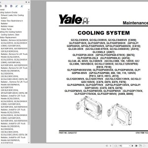 Yale F879 (GLC_GDC60-70VX) Service Manual