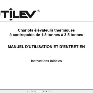 Yale A281 (UT20-25P, UT30-35P) Operation and Service Manual