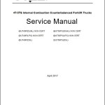 Yale A411 (UT40-50PS) Operation and Service Manual