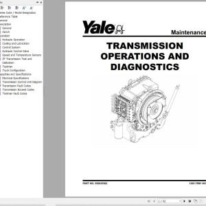 Yale A674 (GDP160-12EC to GDP160-9EC) Service Manual