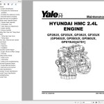 Yale A7S1 (GP GLP GDP040 20UX) Service Manual