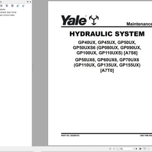 Yale A7S6 (GP080UX, GP090UX, GP100UX) Service Manual