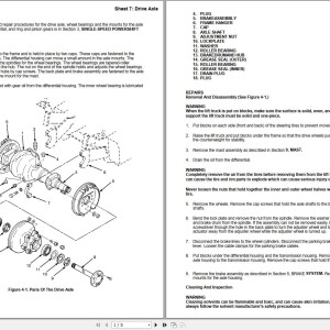 Yale A810 (GPGLP030-040AF) Service Manual