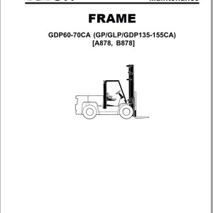 Yale A878 (GPGDPGLP135-155CA) Service Manual