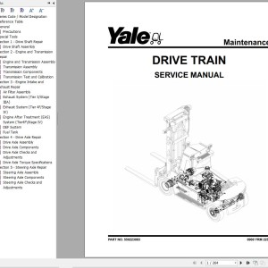 Yale B674 (GDP360EF36, GDP360EF48) Service Manual