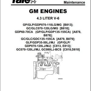 Yale B813 (GDP LG) Service Manual