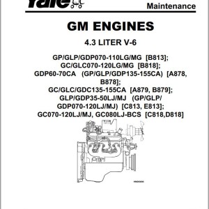 Yale B813 (GDP MG) Service Manual