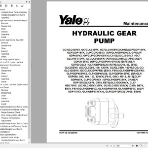 Yale C810 (GDPGLP16-18VX, GDPGLP20SVX Europe) Service Manual