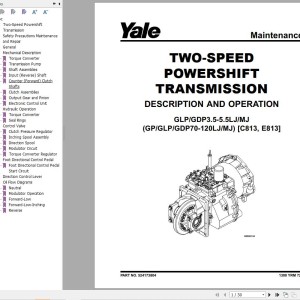 Yale C813 (GDPGLP35-55LJMJ Europe) Service Manual