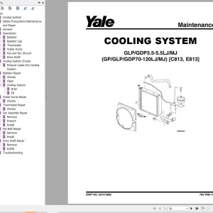 Yale C813 (GPGLP070-120LJMJ) Service Manual