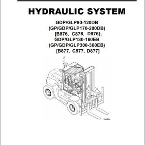 Yale C876 (GDP170190210230250280DB) Service Manual