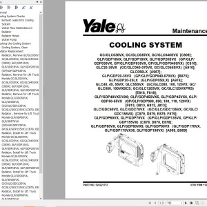 Yale D878 (GLPGDP60VX, GLPGDP70VX Europe) Service Manual