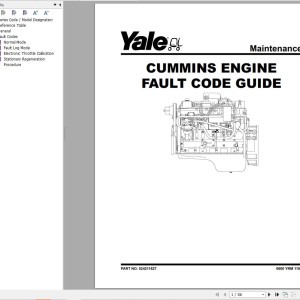 Yale E876 (GDP80DC to GDP120DC Europe) Service Manual