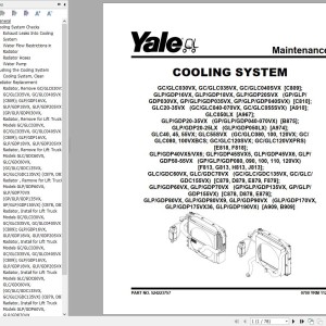 Yale F813 (GLPGDP 40VX5 to 55VX Europe) Service Manual