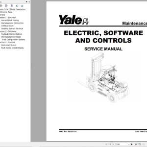 Yale H876 (GDP190DC to GD280DC) Service Manual