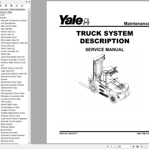 Yale H877 (GDP300EC, GDP330EC, GDP360EC) Service Manual