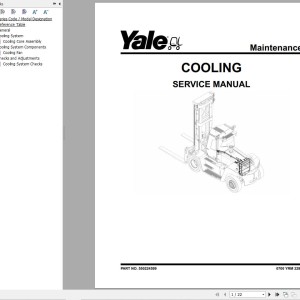 Yale J877 (GDP300EF, GDP330EF, GDP360EF) Service Manual